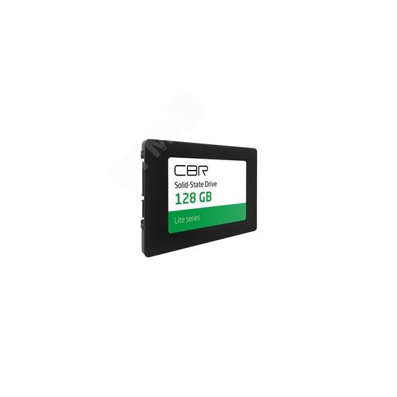 Накопитель SSD 2.5'' 128 Гб, SATA III, SM2259XT, 3D TLC NAND, 550/520 Mб/сек, серия Lite CBR SSD-128GB-2.5-LT22