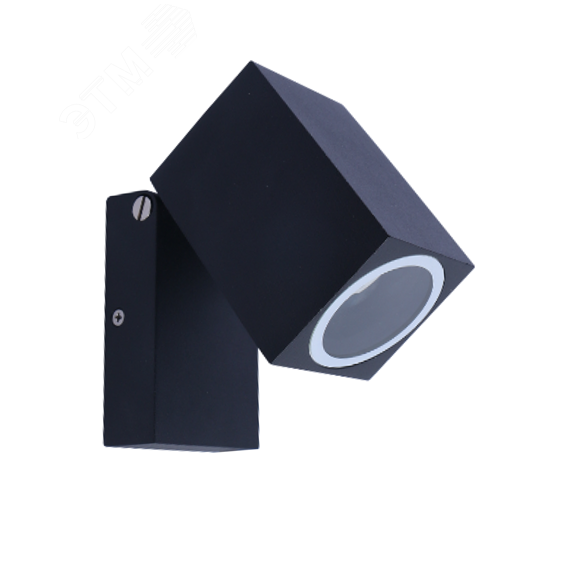 Подсветка декоративная WL37 BK MR16/GU10, черный, для интерьера, фасадов зданий лампа MR16 ( в комплект не входит) ЭРА Б0054408