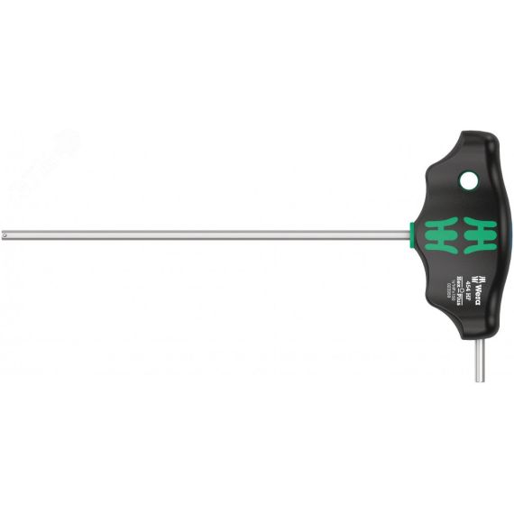 Отвёртка шестигранная 454 Hex-Plus HF Imperial с Т-образной рукояткой с функцией фиксации крепежа 1/8 x 150 мм WERA WE-023359