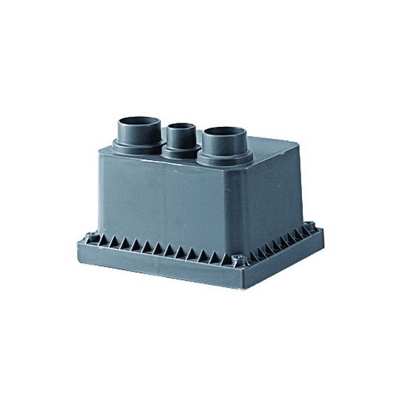 Смотровой переходной колодец с крышкой для двустенных труб, 225х175х145мм