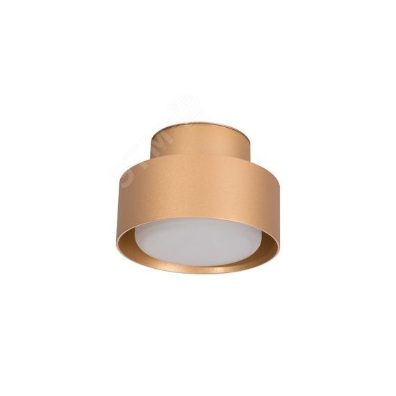 Светильник ДПО-12w GX53 без лампы IP44 золото FERON HL367 48408