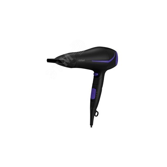 Фен KT-3230-1, мощность 2200 Вт, цвет черно-фиолетовый KITFORT КТ-3230-1