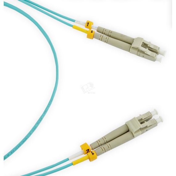 Патч-корд волоконно-оптический (шнур) мм 50/125 LC-LC duple LSZH 10 м Hyperline 35130