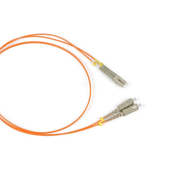Патч-корд волоконно-оптический (шнур) мм 50/125 LC-SC duple* LSZH 10 м Hyperline 35167