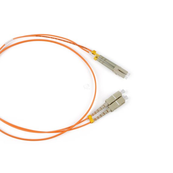 Патч-корд волоконно-оптический (шнур) мм 62.5/125 LC-SC duple* LSZH 10 м Hyperline 35124
