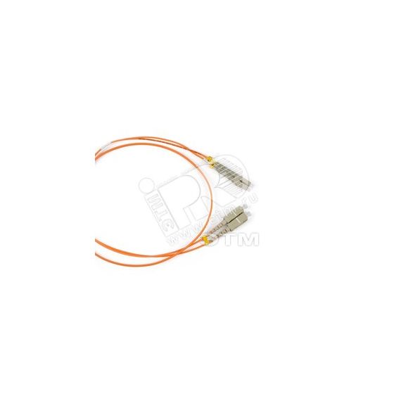 Патч-корд волоконно-оптический (шнур) мм 62.5/125 LC-SC duple* LSZH 10 м Hyperline 35124