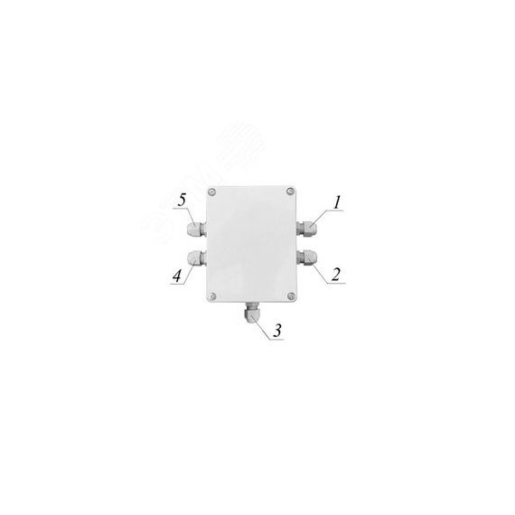 Корпус БК ИВА G212 поликарбонатный герметичный (IP65) Полисервис БК ИВА G212 IP65