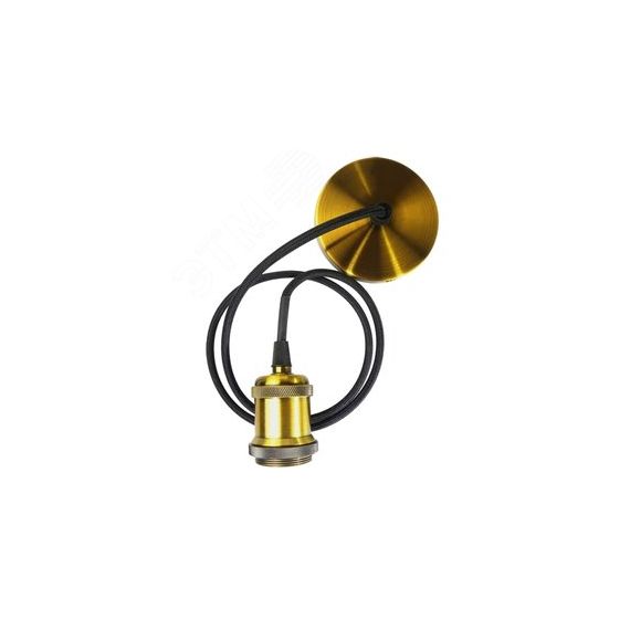 Патрон декоративный со шнуром PLC Ретро E27 JazzWay 5012127