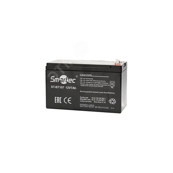 Аккумулятор 12 В, 7 Ач Smartec ST-BT107