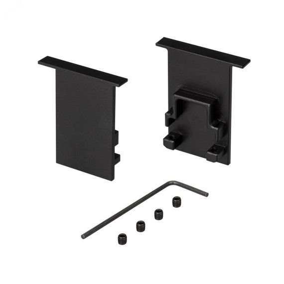 Заглушка SL-COMFORT-2542-F BLACK глухая (ARL, Металл) Arlight 031782