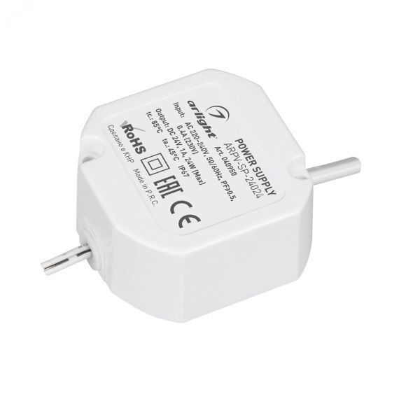 Блок питания ARPV-SP-24024 (24V, 1A, 24W) (IP67 Пластик, 5 лет) Arlight 040950