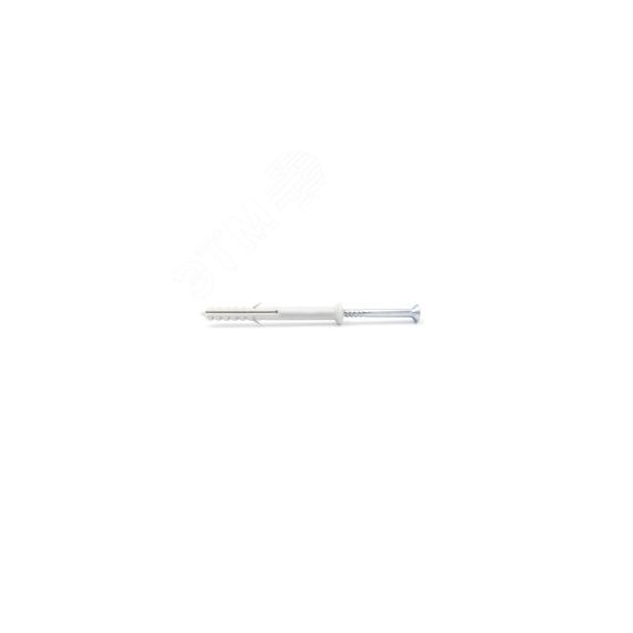 Дюбель-гвоздь 6х80 PN-UK потайной бортик, нейлон (150шт) Партнер 44582