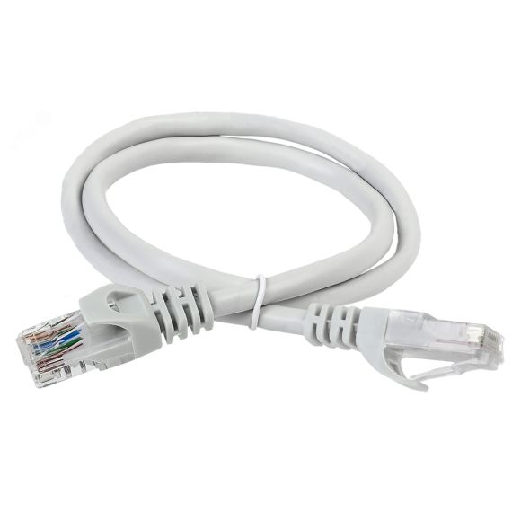 ITK Коммутационный шнур (патч-корд) кат.6 UTP LSZH 10м серый ITK PC01-C6UL-10M