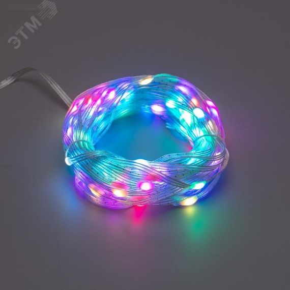 Гирлянда смарт Нить из росы с крупными светодиодами 10м, 100 RGB-светодиодов Neon-Night 245-019