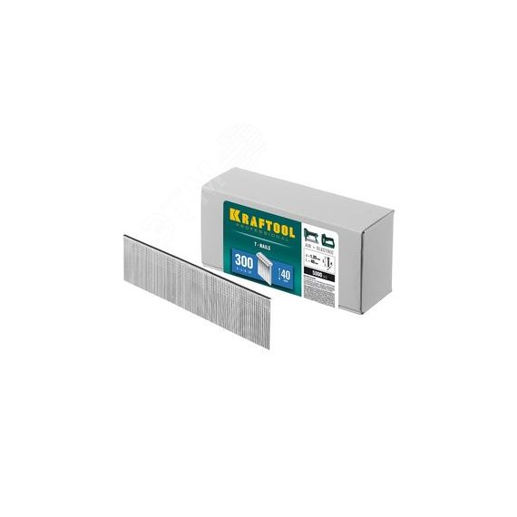 Гвозди для нейлера тип 300 40 мм 5000 шт KRAFTOOL 31785-40
