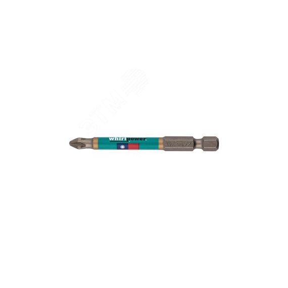 Биты 10 шт WP, сталь S2, с насечкой, Профи PZ 2 WhirlPower 57599