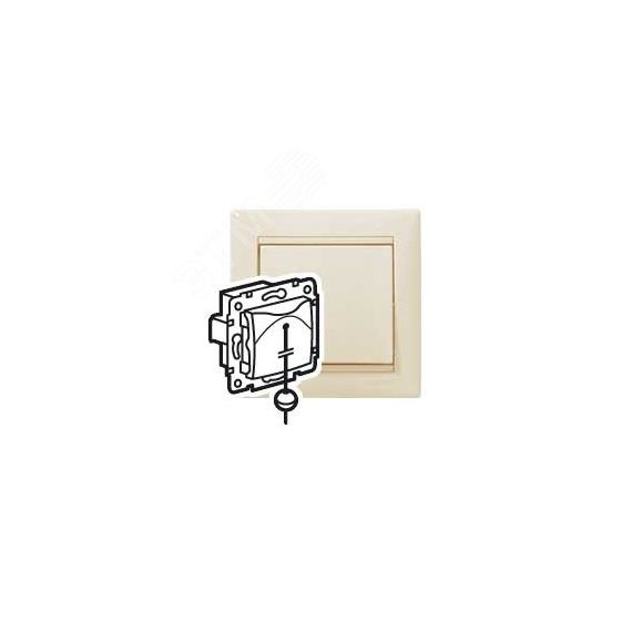 VALENA Кнопка без фиксации слоновая кость Daccord/Legrand 774319