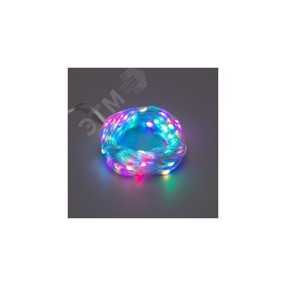Гирлянда смарт Нить из росы с крупными светодиодами 10м, 100 RGB-светодиодов Neon-Night 245-019