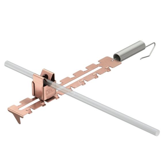 Держатель проволоки коньковый, с пружиной  * OBO Bettermann 132 U-CU