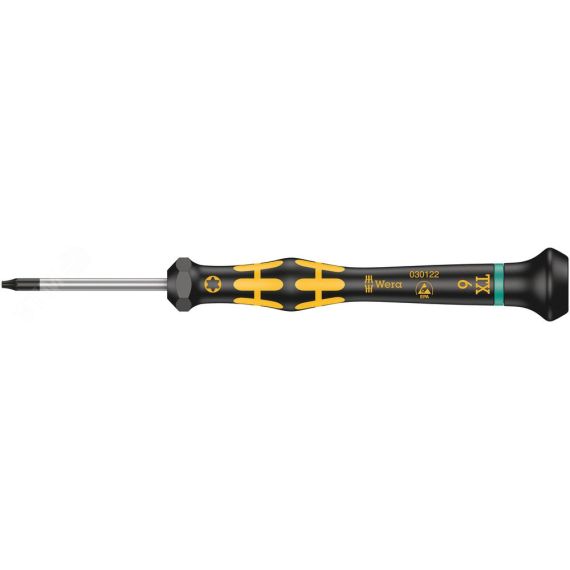 Отвертка антистатическая для прецизионных работ 1567 TORX ESD Micro TX 6 x 40 мм WERA WE-030122