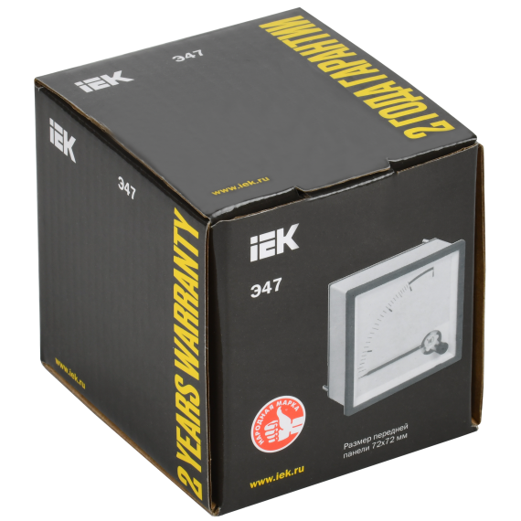 Амперметр Э47 80/5А класс точности 1,5 72х72мм IEK