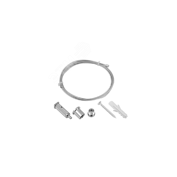Подвес тросовый Св-к Iron/Strong 1,5х2000мм к-кт  подвес 2м, 2шт Вартон V4-I0-70.0002.IR0-0005