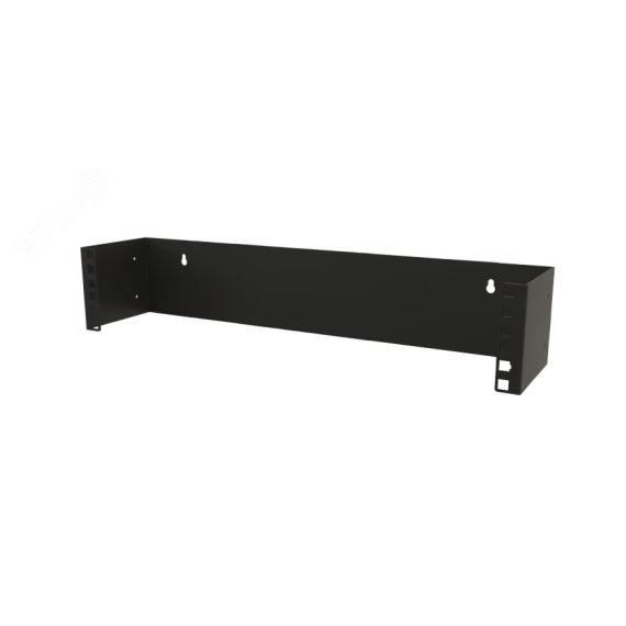Кронштейн настенный для 19'' оборудования. высота 2U Hyperline BW19-2U-110F-RAL9005