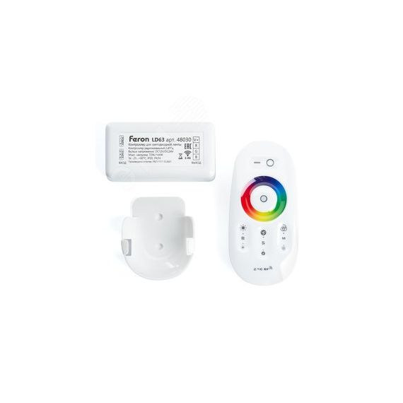 Контроллер RGB для светодиодной ленты 12-24v с сенсорным пультом управления белый FERON LD63 48030