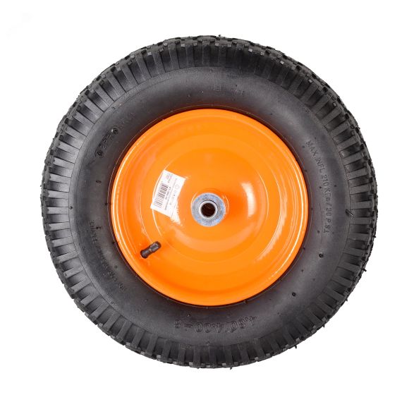 Колесо пневматическое КТ-380-16 (380 мм, d 16мм, для тачек 90-1, 110-1) Вихрь 73/7/4/9