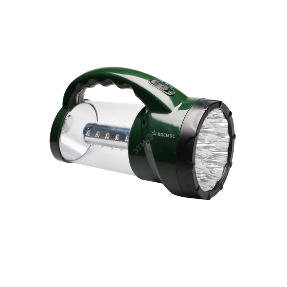 Фонарь-прожектор аккумуляторный , 16 LED + 24 LED, аккум. 4V 2Ah, 190Lm, 350Lm, 15 часов, КОСМОС KOCAP2008L-LED