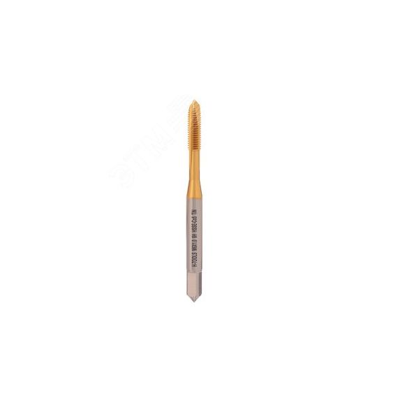 Метчик М 6,0х1,0 (Машинный) DIN371 HSSE-TiN 6h B/4-5P 80мм a=4,9 H-Tools 113X01-C2-0060