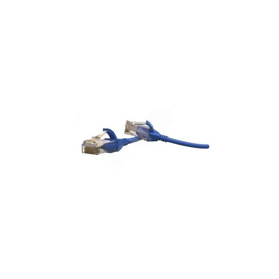 Патч-корд PC-LPT-UTP-RJ45-RJ45-C6-5M-LSZH-BL U/UTP категория 6 5 м синий Hyperline 445751