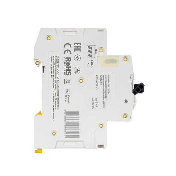 ARMAT Автоматический выключатель M06N 2P C 6А IEK