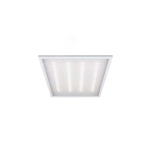 Светильник светодиодный ДВО-36w 595х595х19 4000K  3600Лм призма IP40 JazzWay 2853486J