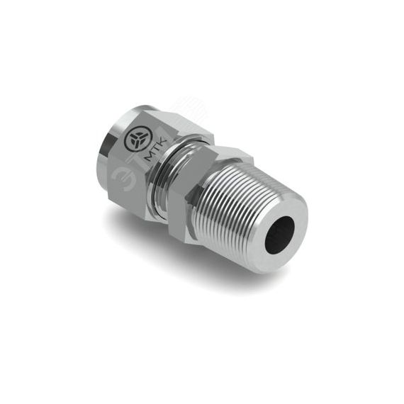 Штуцер с наружной резьбой Ф4100, 8 мм, 3/8'NPT, AISI 316L Метакам Ф4100-8МСАВ