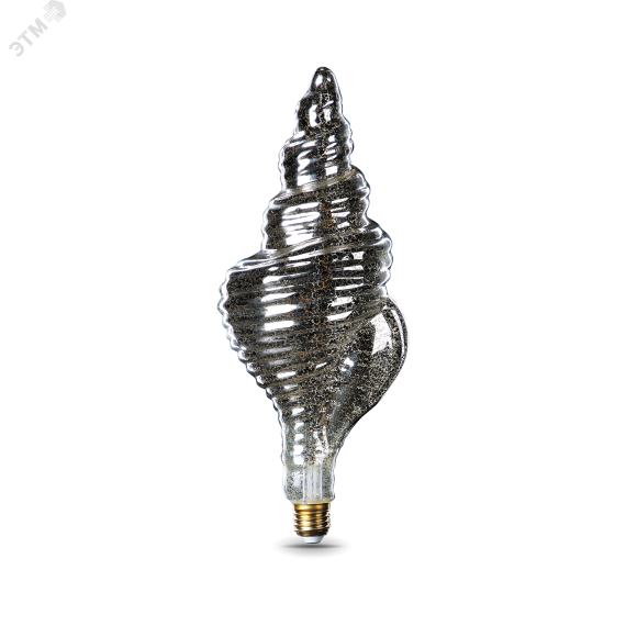 Лампа светодиодная филаментная LED 6 Вт 200 лм 2400К AC185-265В E27 TL120 теплая серая колба Black Filament Gauss Gauss 166802008