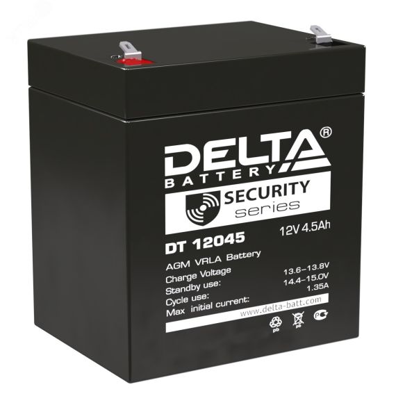 Аккумулятор DT 12В 4.5Ач Delta DT 12045