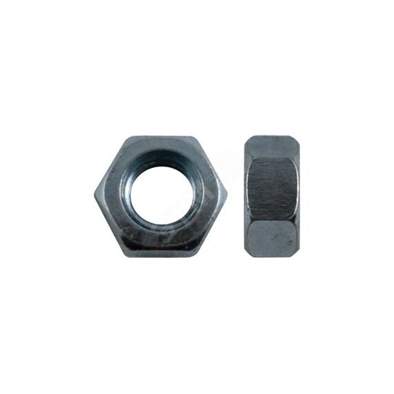 Гайка DIN934 М10 шестигранная оцинкованная (250 шт) ХВАТ 28410-4