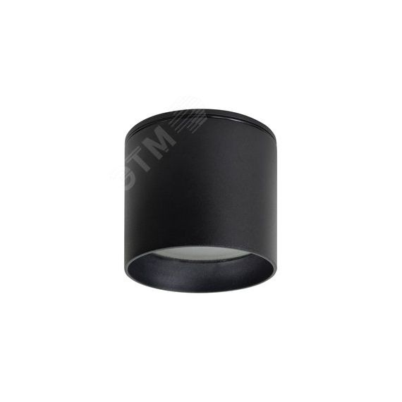 Светильник ДПО-12w GX53 без лампы IP44 черный FERON HL363