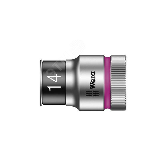 Головка торцевая шестигранная 8790 HMC HF Zyklop DR 1/2 с фиксацией крепежа 14 x 37 мм WERA WE-003734