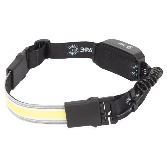 Фонарь налобный светодиодный GA-807 ''Кибер'' аккумуляторный 10 Вт COB, 3 режима, miscro USB Элементы питания в комплекте ЭРА Б0054033