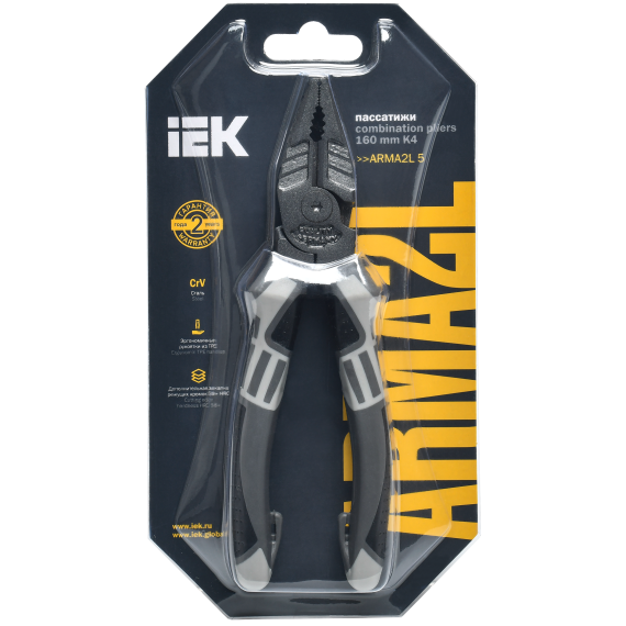 ARMA2L 5 Пассатижи 160мм K4 IEK
