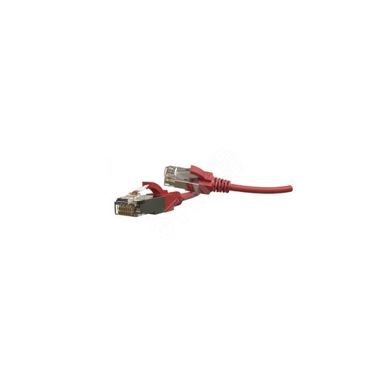 Патч-корд PC-LPT-SFTP-RJ45-RJ45-C6A-1.5M-LSZH-RD S/FTPкатегория 6a1.5 мкрасны Hyperline 445826
