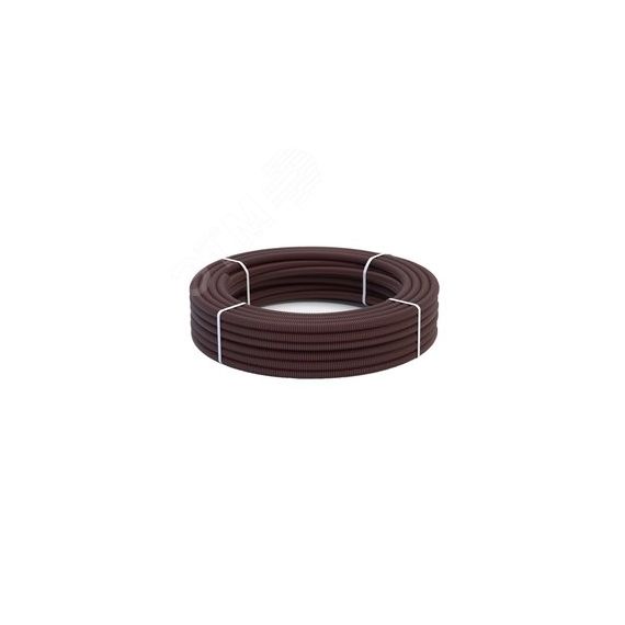 Труба гофрированная из нерж. стали SS304 PT 40А, коричневая, 10м Stahlmann 2259336