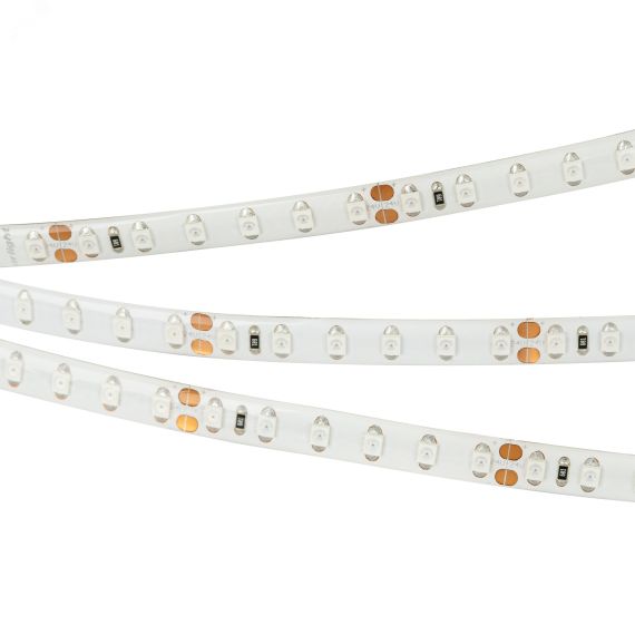 Лента LED RTW 2-5000SE 24V Yellow 2x (3528, 600 LED, LUX) (ARL, 9.6 Вт/м, IP65) Arlight 015132(2)