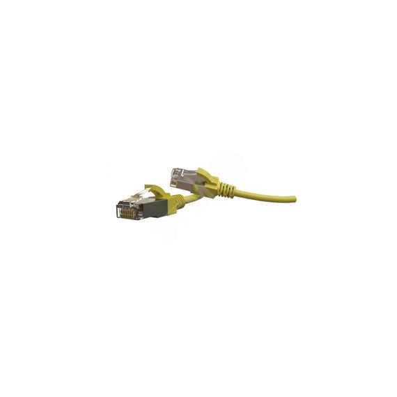 Патч-корд PC-LPT-SFTP-RJ45-RJ45-C6-2M-LSZH-YL S/FTP категория 6 2 м желтый Hyperline 445778
