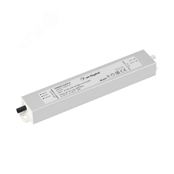 Блок питания ARPV-12030-B (12V, 2.5A, 30W) (ARL, IP67 Металл, 3 года) Arlight 020003
