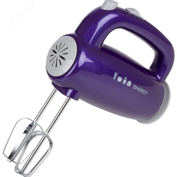 Миксер EN-295P на 300 Вт, 5 скоростей, цвет фиолетовый Energy ВиК 152487