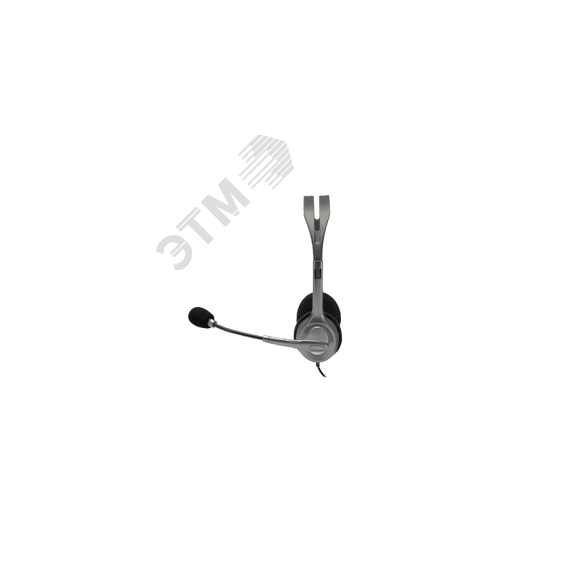 Гарнитура проводная, накладная H110, mini-jack 3.5мм, черный Logitech 981-000271