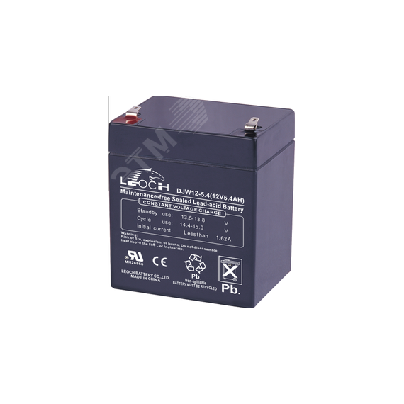Аккумулятор DJW 12В 5,4Ач Leoch Battery DJW12-5.4